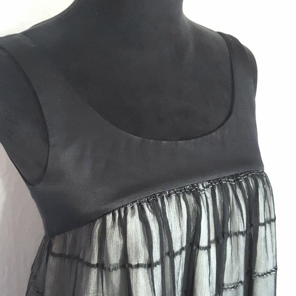 Helen Wang NYC Boutique Silk Baby Doll Dress - Picture 2 of 6